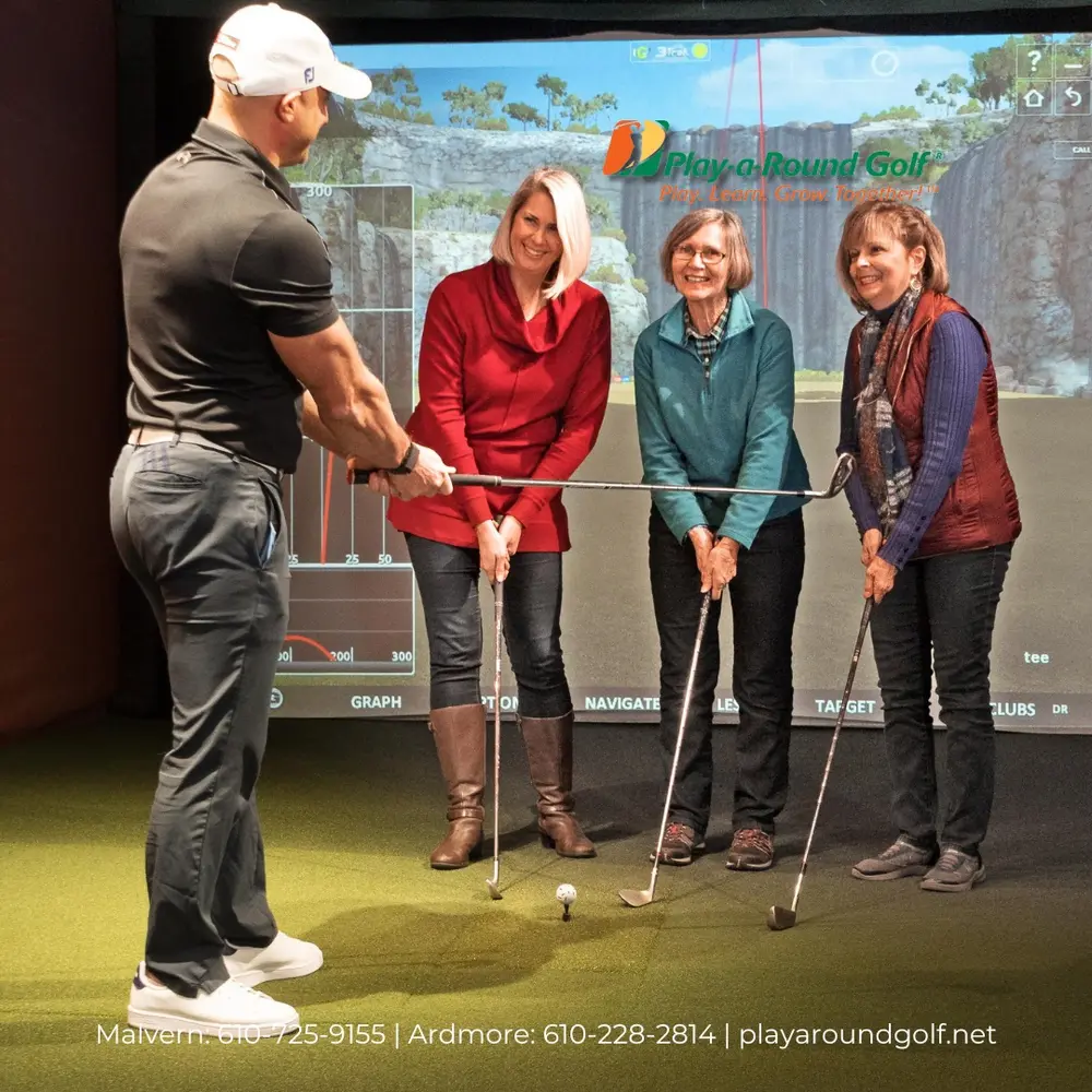 golf lessons ardmore pa, beginner golf lessons ardmore pa, ardmore golf simulator, golf simulator near ardmore pa, play a round golf ardmore